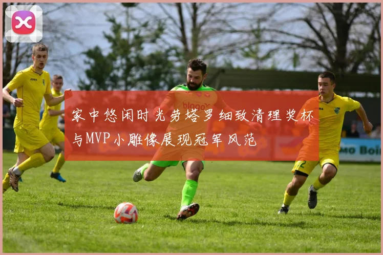 家中悠闲时光劳塔罗细致清理奖杯与MVP小雕像展现冠军风范